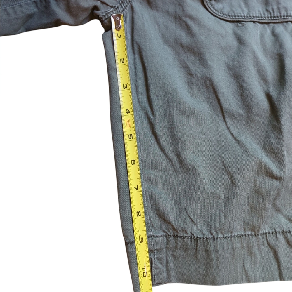 Calvin Klein Adjustable Waist 100% Cotton Bermuda Mid Length Shorts Size 4, Soft - Picture 10 of 11